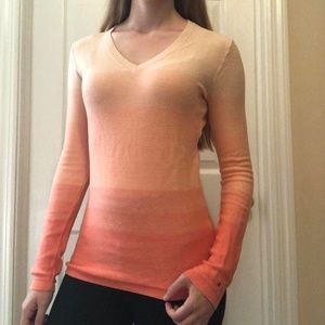 Sunset V Neck Sweater - Size XS from Tommy Hilfiger